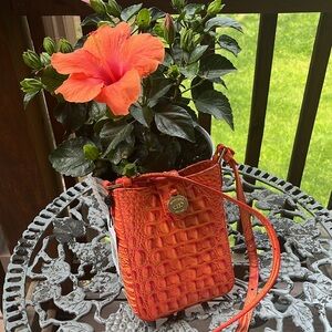 NWT. Brahmin Dusty Orange Marley crossbody